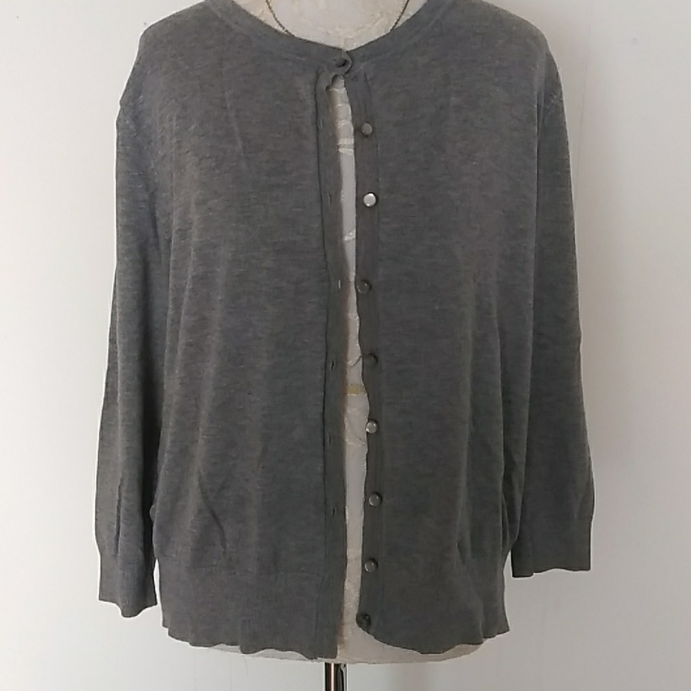 Cable and Gauge Cardigan Sweater